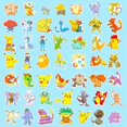 thumbnail image 2 of 100 Pcs Anime Stickers, Japanese Anime Stickers Cartoon Waterproof Sticker Monsters Stickers Cute Stickers for Waterbottles Laptop Phone Notebook, 2 of 6