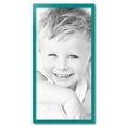 thumbnail image 2 of ArtToFrames 18" x 36" Aqua Picture Frame, 18x36 inch Green Wood Poster Frame (WOM-4428), 2 of 8