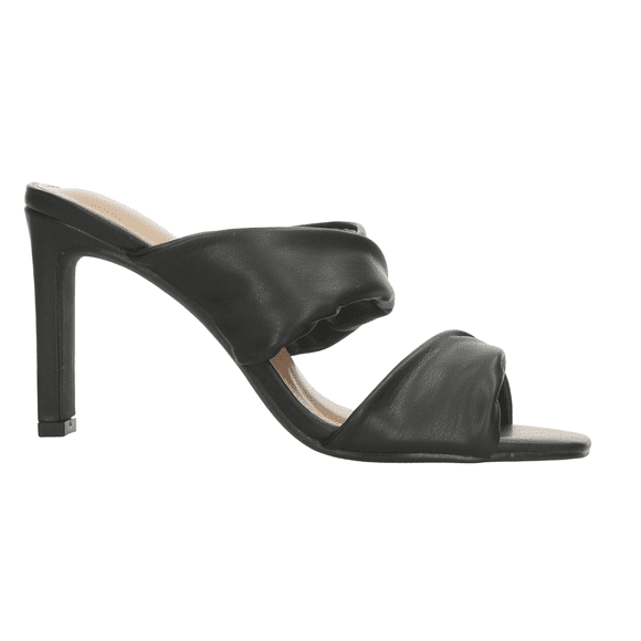 Sandalia Perugia Mujer Negro Formal Tacón Slide negro 25