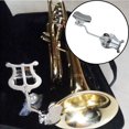 thumbnail image 3 of Support de Clip de Musique en Laiton pour Feuilles d'Instruments Trombone Universel Accessoires de Lecture de Marche Pince sur Dossier Durable, 3 of 5