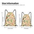 thumbnail image 5 of Yiaed Groovy American Western Footwear Print Drawstring Bags Drawstring Backpack Bulk String Back Pack Gym Sport Bag-Medium, 5 of 5