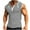 Light Gray, variant on fatyb Men's Hooded Tank Tops Sleeveless Button down Tops Casual Drawstring Lightweight Hoodies for Men
