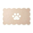 thumbnail image 2 of Scalloped Dog Feeding Mats, Brown, 20" X 24”, 2 of 3