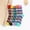 C Multicolor, variant on Women's Mid-Calf Socks 5 Pair Assorted Colors Socks Fashion Color Block Graphic Socks Casual Workout Socks All Season Wear Multicolor Free Size