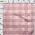 thumbnail image 3 of oneOone Cotton Flex Rose Pink Fabric Check Craft Projects Decor Fabric Printed By The Yard 40 Inch Wide, 3 of 4