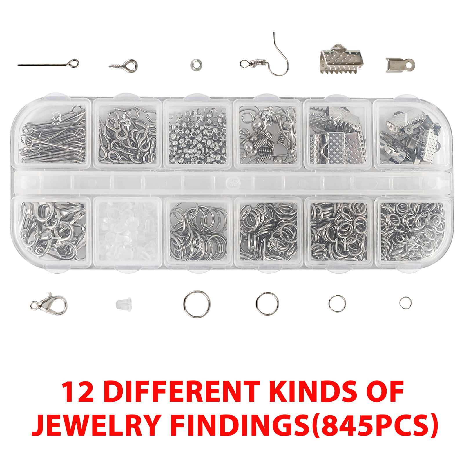  LZKW Jewelry Making Tool Kit, Earring DIY Kit Safe and