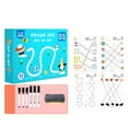 thumbnail image 2 of Magical Tracing Workbook Reusable Calligraphy Copybook Toddler Learning Activities For Kids Children  E, 2 of 7