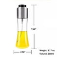 thumbnail image 4 of ruzhgo 180ml Cooking Oil Sprayer Oil Spray Bottle Kitchen Seasoning Dispenser, 4 of 6