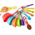 thumbnail image 1 of Measuring Spoons, 12 Pieces Plastic Measuring Cups, Kitchen Measuring Spoons and Cups for Measuring Dry and Liquid Ingredients, 1 of 5