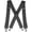 Dark Gray, variant on 2Inch Men's Heavy Duty Suspenders with Strong Clips Adjustable X-Back for Work Jeans