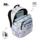thumbnail image 5 of TOTTO Mochila Escolar Grande para Niña Porta Laptop 14 Repelente a Líquidos | 20 L - ACUARELA Multicolor G, 5 of 6