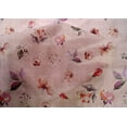 thumbnail image 4 of oneOone Cotton Silk Fabric Check|Watercolor Leaves & Flower Floral Print Fabric BTY 42 Inch Wide, 4 of 4