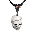 thumbnail image 3 of Skull Head Skull Cross Necklace Pendant or Car Rearview Mirror Ornament 2 Pcs Set CAR-X2, 3 of 3