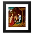 thumbnail image 2 of Master of Saint Ildefonso 20x23 Black Modern Framed Museum Art Print Titled - Adoration of the Christ Child (Late 15th Century), 2 of 5