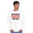 thumbnail image 3 of Worlds Greatest Father I Mean Farter Men's Crewneck Sweatshirt Brisco Brands L, 3 of 5