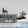 thumbnail image 2 of Dualoai Elegant Greyhound Ballerina Resin Figurine Animal Dancer Statue Home Decor Centerpiece Sculpture for Living Room Hotel Fireplace Desk Restaurant Christmas Gift, 2 of 8