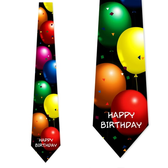 Birthday Ties Balloons Neckties Happy Birthday by Three Rooker