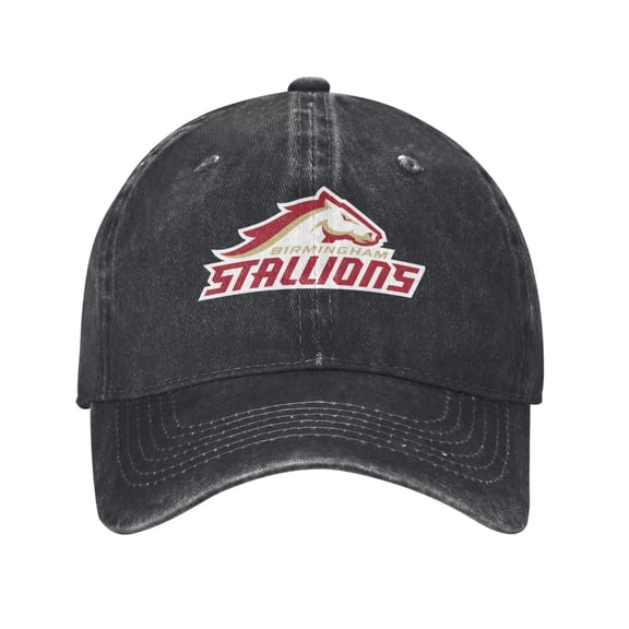Birmingham Stallions Hat Washed Cotton Baseball Cap
