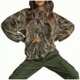 thumbnail image 4 of Makaor Pullover Sweatshirts for Women Plus Size Crew Neck Tops Camouflage Long Sleeve Tees Oversized Casual Fall Winter Clothes, 4 of 7