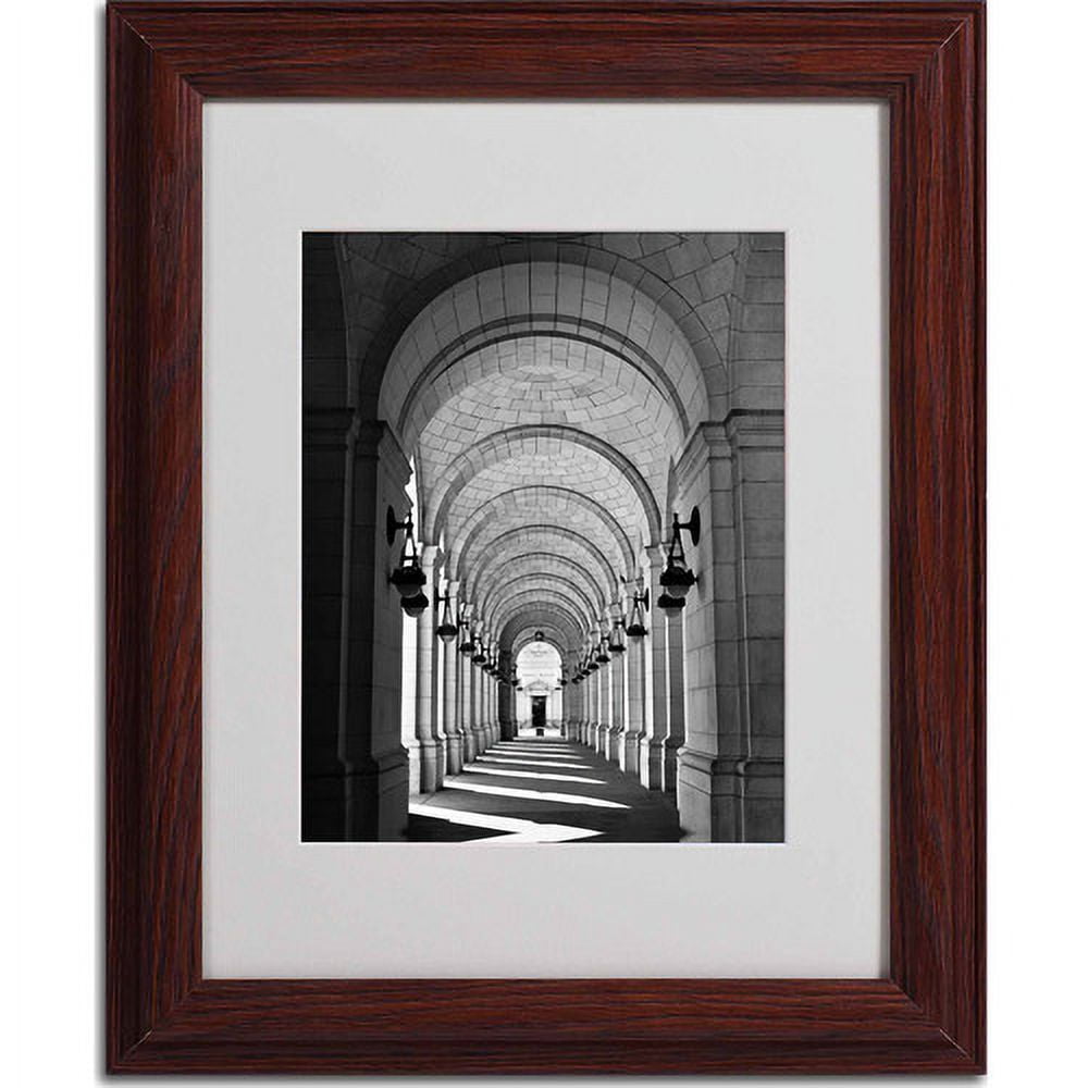 Trademark Fine Art "Union Station III" Matted Framed Art by Gregory O'Hanlon, Wood Frame