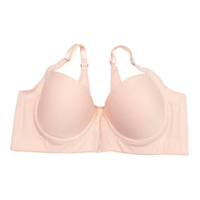 Brasier Brasjade para Dama, con Soporte Lateral Copa Ancha Rosa Talla 38C