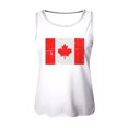 thumbnail image 4 of Womens Canada Day Tank Top Sleeveless Summer Shirt Tops Round Neck Patriotic Maple Leaf Tops Basic, 4 of 4