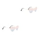 thumbnail image 3 of Jumpingount Gafas de sol de corazón únicas portátiles a prueba de viento gafas en forma de corazón gafas de seguridad accesorios de Festival Rojo azul 2Conjunto, 3 of 6