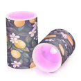 thumbnail image 7 of Yayeee Flameless Candles with Remote Flickering Battery Operated Multi Color Changing, Floral Lemons, 7 of 7