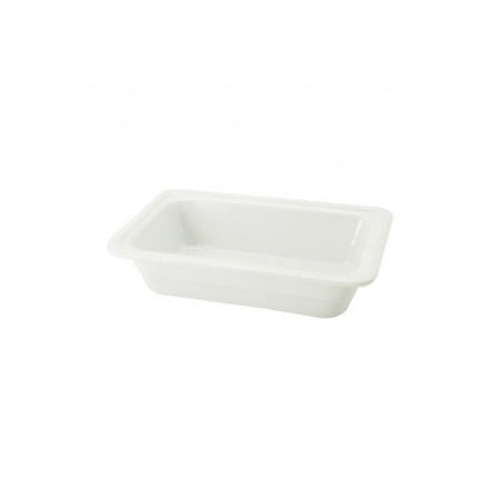 

Food pans 1/4 GN Pan 10-3/8 W X 6-3/8 L X 2-1/2 H Porcelain Super White 6 packs
