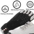 thumbnail image 4 of CHICVOMEY Water Shoes for Women Men Wide Toe Barefoot Shoes Breathable Non-Slip Water Shoes Athletic Footwear for Walking Running Swimming, 4 of 7