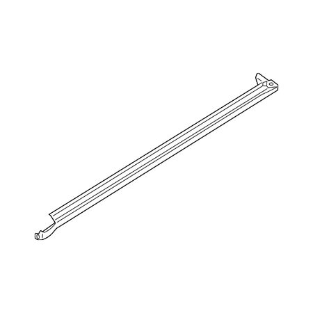 Genuine OE Nissan Rocker Molding - 76850-ZK40A