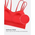 thumbnail image 3 of Sujetador deportivo CRZ YOGA Softness Mold Butterluxe con cuello en V para mujer, 3 of 5