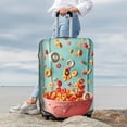 thumbnail image 5 of Salouo Floating Colorful Cereal Pattern Travel Dust-proof Suitcase Cover, Softside Suitcase Protector Luggage Cover Protector for 18-32inch ,Not Included Suitcase, 5 of 8