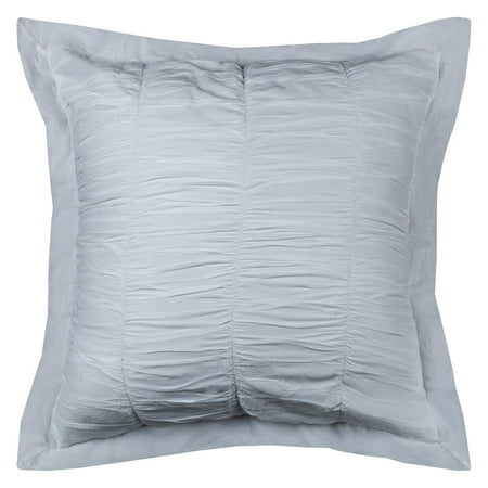 26 Euro Sham - Rizzy Home Cotton Voile White Euro Sham 26