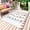 White, variant on Pink Alphabet Outdoor Rug for Patio/Deck/Porch, Non-Slip Large Area Rug 5 x 8 Ft, Cartoon Colorful Animals Letter Crayon Indoor Outdoor Rugs Washable Area Rugs, Reversible Camping Rug Carpet Runner
