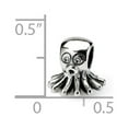 thumbnail image 4 of Octopus Kids Charm .925 Sterling Silver Antique Finish Reflection Beads, 4 of 5