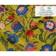 thumbnail image 2 of Soimoi Upholstery Fabric for Sofa, Chairs & Outdoor Dcor, Water-Resistant Home Dcor Fabric By 5 Yard, 56" Wide, Floral Print, Yellow, 2 of 7