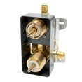 thumbnail image 3 of ALFI brand AB2601-PC Polished Chrome Square Knob 1 Way Thermostatic Shower Mixer, 3 of 7