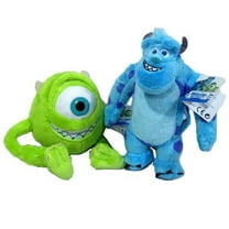 Win&Bank Disney Monsters Inc. University Plush Movie Doll Set Sully James P. Sulley Sullivan and Mike Wazowski Stuffed