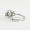 thumbnail image 6 of Solitaire Brilliance1.90CT Oval Cut Three Stone Moissanite Engagement Ring for Women 18k White Gold, Ring Size 11, 6 of 7