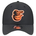 thumbnail image 2 of Men's New Era  Black Baltimore Orioles Night 39THIRTY Flex Hat, 2 of 5