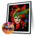 thumbnail image 2 of Cuadros Decorativos Mosaico de diamantes de la serie Mujer enmascarada 5D Kit de Likrtyny dibujo de taladro de forma especial parcial decoración hecha a mano para decoración de arte en el a, 2 of 8