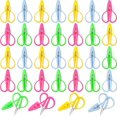 thumbnail image 1 of 32 Pack Mini Scissors Thread Snips Tiny Colorful Small Sharp Scissors All Purpose with Cover Travel Scissors for Crafts Sewing Embroidery Paper Cutting DIY 4 Colors, 1 of 7