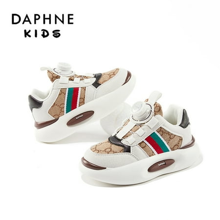 

DAPHNE Girls Casual Vintage Sneakers Lightweight Shock Absorption Non-slip Chunky Shoes For Spring