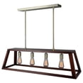 thumbnail image 2 of Woodbridge Lighting Walden Steel/Wood Island Fixture in Brass, 2 of 2