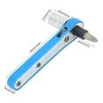 thumbnail image 4 of "Premium Blue Ratchet Wrench Set with 10mm Socket & PH2 Bit - Durable Chrome Vanadium Steel for Effortless Repairs", 4 of 7