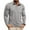 Gray, variant on Fashion YLSDY Mens Shirts Long Sleeve Casual Classic Henley Cotton T-Shirts Collared Lightweight Button Tee Shirts Light Blue M