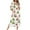 White, variant on Christmas Nightgowns for Women Xmas Holiday Outfits 3/4 Sleeve Split Sleepshirt Full Zipper Night Gowns Sleepwear White, XXL