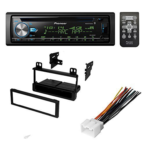 Car Radio Stereo CD Player Dash Install Mounting Trim Bezel Panel Kit Harness