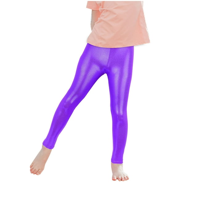 EQWLJWE Summer Pants For Children Kids Girls Fitness Dance Pants Solid Color Leggings Yoga Sports Long Pants